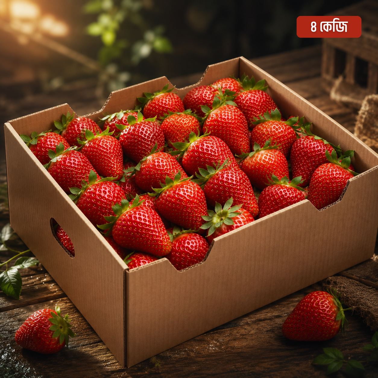 Strawberry – স্ট্রবেরি ৪ কেজি ( স্মার্ট প্যাকেজ )